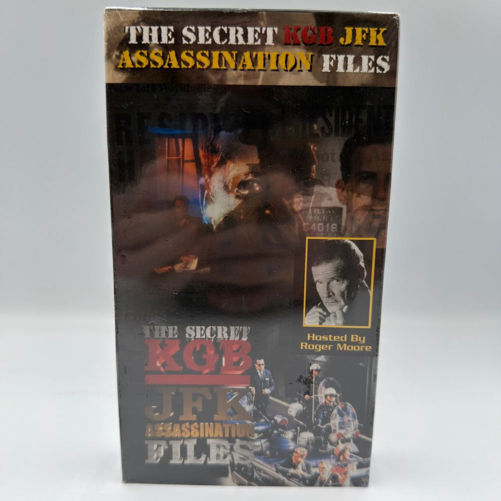 The Secret KGB JFK Assassination Files VHS Roger Moore Madacy Sealed Documentary